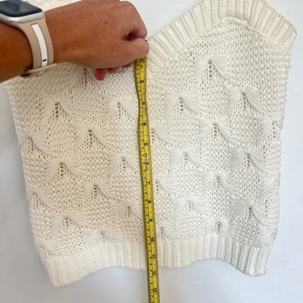 Zara Crop Knit Sweater Tank size Small - Picture 4 of 5